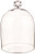 Abbott Collection 27-Solitaire SM Small Gem Top Dome Cloche, Clear
