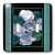 3dRose lsp_29800_2 Dreamy hues of teal and turquoise roses with ocean blue damask ribbon trim Toggle Switch