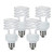 -4 Pack- Circle 13 Watt -60 Watt- Compact Fluorescent Light, 5000K, Mini Spiral Medium Base CFL Light Bulbs