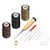 uxcell 13pcs Leather Tools Craft DIY Hand Stitching Kit with Leather Sewing Needles, Waxed Threads, Stitching Awl, Thread Hook, Sewing Thimble