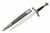 SZCO Supplies Fleur Medieval Dagger Sword, 9-Inch