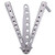 Practice Butterfly Knife Balisong Trainer Stainless Steel Metal Folding Knife Training Comb Knife Unsharpened Blade for CS GO Training-Silver-