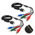 2X HD Component A/V AV Audio Video Cable Cord for Sony Playstation 3 PS2 PS3 Slim