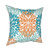 NICEHOLIDY Dahlia Pinnata Flower Blue and Orange Throw Pillow Cover Decorative Pillowcase Decor for Living Room Sofa Couch Square Cushion Home Pack Bed Case 18x18 Inches