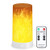 LED Flame Effect Lamp USB Rechargeable Flickering Flame Lantern 4 Modes Flameless Candle Decorative Table Light Night Light with Wireless Remote Timer for Home Party Camping Bar