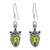 Pear Shape Peridot Gemstone Sterling Silver French Ear Wire Drop Earrings Pear Shape Peridot Gemstone Sterling Silver French Ear Wire Drop Earrings