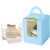 VGOODALL Blue Cupcake Boxes, 30pcs Single Cupcake Carrier with Window Insert and Handle Kraft Pastry Containers Muffins Cupcake Carriers for Bakery Wrapping Party Favor Packing