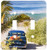 3dRose lsp_53871_2 Classic Woody With Surfboards On A Tropical Island Beach Toggle Switch