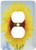 3dRose lsp_7900_6 Sun Flower Proud 2 Plug Outlet Cover Multicolor