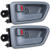 LUJUNTEC Interior Door Handles Driver Side Replacement for 1997-2001 for Toyota Camry Texture Gray-2pcs-