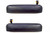 PT Auto Warehouse NI-3152A-FP - Outer Exterior Outside Door Handle, Textured Black - Front Left/Right Pair