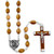 St. Michael Rosary with Olive Wood Beads