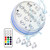 XYZsundy 2021 Newest Submersible Led Pool Lights for Above Ground, IP68 Waterproof Inground Pond Light Underwater with Remote RF-200ft-, 4 Suction Cups, 16 RGB Color for Jacuzzi hot tub -1 Pack-