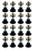 Heavy Duty Adjustable Leg Leveling Glides for Furniture 12 Pack