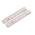 Aexit School Student Measuring Tools 6" Plastic Straight Ruler Measure Tool Clear 2pcs Model:58as300qo186