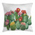 Ambesonne Cactus Decor Throw Pillow Cushion Cover, Saguaro Barrel Hedge Hog Prickly Pear Opuntia Tropical Botany Garden Plants, Decorative Square Accent Pillow Case, 18 X 18 Inches, Multicolor