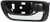 Interior Door Handle Compatible with Toyota Camry 02-06 Front OR Rear RH Inside Textured Black w/Chrome Lever Japan/USA Built