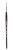 Jack Richeson 6228 Series Short Handle Sable Round Brush, Size 2