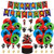 Ninja Birthday Party Supplies Ninja Theme Party Decoration Includes Banner Balloons Cake Cupcake Toppers for Boy Girl Kids Ninja Warrior Themed Birthday Party Decor