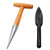 Long Handle Dibber Garden Tool for Planting Seeds Bulbs,Garden Sow Dibber Bulb Planter Manually Operated Metal Dibber with Wooden Handle, Hand Wood Dibble Tool for Planting with Metal Garden Shovel
