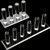 2 Pieces Acrylic Ring Display Holder Clear Cylindrical Ring Display Clear Acrylic Ring Display Organizer Acrylic Jewelry Display Stand for Store, Showcase, Trade Show, Room