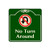 No Turn Around Private Driveway Unique Novelty Aluminum Metal Sign 12"x12"
