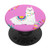 Llama and Cactus Pink Pattern Alpaca Cute Llama Design PopSockets PopGrip: Swappable Grip for Phones  and  Tablets