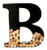 Wine Cork Holder - Metal Monogram Letter (B)