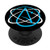 ATHEIST LOGO Atheism Agnostic Symbol Science Atom PopSockets PopGrip: Swappable Grip for Phones  and  Tablets