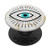Black Evil Eye Yellow White PopSockets PopGrip: Swappable Grip for Phones  and  Tablets