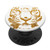Gold tiger face PopSockets Grip and Stand for Phones and Tablets