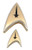 Quantum Mechanix Star Trek: Discovery: Enterprise Command Badge & Pin Set