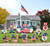LUCKKYY 10pack Memorial Day Yard Sign Decorations-4th of July Decorations Outdoor-Weatherproof Corrugated Plastic Independence Day Party Lawn Signs with Stakes. -Blue plusred-