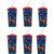 6-Pack Marvel Avengers 16oz Reusable Sports Tumbler Drink Cups with Lids & Straws, BPA-Free