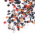 Hosfairy 100g/3.5Oz Halloween Confetti Party Table Confetti| Ghost Pumpkin Bat Witch Red Black Spider Halloween Throwing Confetti for Halloween Party Decorations