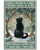 ZMKDLL Vintage Metal Tin Sign Black Cat Once Upon a Time There was a Girl Poster Art Decor Home Bar Poster 8x12 Inch ZMKDLL Vintage Metal Tin Sign Black Cat Once Upon a Time There was a Girl Poster Art Decor Home Bar Poster 8x12 Inch
