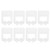200PCS Tile Leveling Spacer 1.5mm Tile Leveler Spacer Base Ceramic Tile Clips Leveling System Aid Tool for Tile Leveling Installation