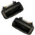 Partomotive For 88-92 Corolla Rear Outside Outer Exterior Door Handle Left  and  Right SET PAIR