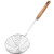 Strainer, 5.3 Inch Spider Strainer Skimmer, Spider Strainer with Wood Handle, Pasta Strainer Slotted Spoon Stainless Steel Wire Skimmer Ladle Strainer for Kitchen Cooking Frying Food