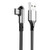 CactusAngui Charger Data Cable High Current Fast Charge 3A Micro USB Phone Charging Cord Wire Compatible with Android Black