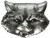 Marvel Rocket Raccoon Head Pewter Lapel Pin
