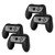 TNP Nintendo Switch Joy-Con Grip -4 Pack- - Comfortable Grip Wear Resistant Joy-Con Handle Game Controller Kit Accessory for Nintendo Switch -Black- - Nintendo Switch