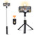 Selfie Stick Tripod with Bluetooth and Fill Light, Extendable Selfie Stick and Wireless Remote, Lightweight, Portable, Compatible with iPhone and Android Smartphone