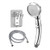 YIJIAM High Pressure Handheld Shower Head, 3 Spray Settings Hand-held Showerhead Set with 59 Inch Stainless Steel Shower Hose and Adjustable Bracket