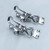 2Pcs Cabinet Boxes Lever Handle Toggle Catch Latch Lock Clamp Hasp Stainless Steel