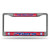 NBA Rico Industries Bling Chrome License Plate Frame with Glitter Accent, Philadelphia 76ers Team Color, 6 x 12.25-inches