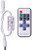 Vasten RF Remote Control for LED Strip Light 12V LED Strip Controller Mini-Remote Controller Mini LED Strip Light Dimmer -White-