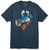 Disney Men's Full Size Donald Duck Tantrum T-Shirt, Navy Heather, Small
