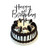 Acrylic Birthday Cake Topper ,Happy Birthday Cake Decorations Party Supplies Black