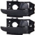 Door Handles Right Side Interior For 2001-2006 for Hyundai Elantra Black 2pcs